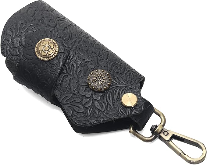 Handmade Leather Key Chain Holder, Leather key case for key storage Car Key Holder Home Door Key Bag
