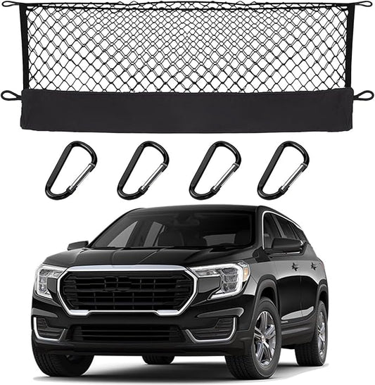 Envelope Style Cargo Net Compatible with GMC Terrain 2026 2025 2024 2023 2022 2021 2020 2019 2018 Trunk Car Rear Tailgate Touring Netting