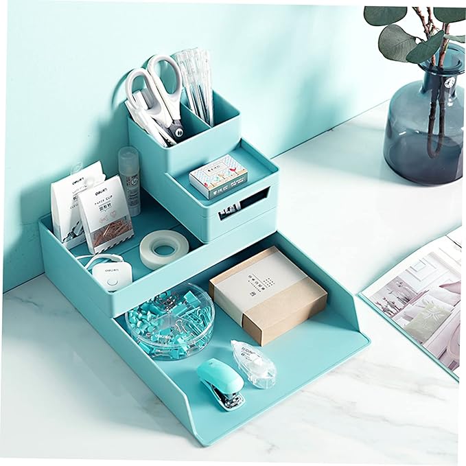 Desk Accessories Storage Case Capacity Drawer Storage Box Desk Organizers and Accessories Office Organization