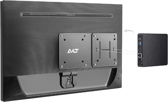 AVLT VESA Monitor Arm Extension Plate Adapter for Intel NUC Mini PC Computer Mount