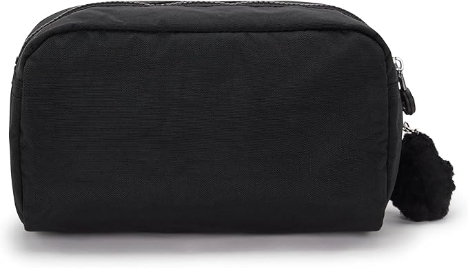 Kipling womens Women's Gleam Cosmetic Bag, Black Noir, 7.25 L x 4.25 H 3.25 D US