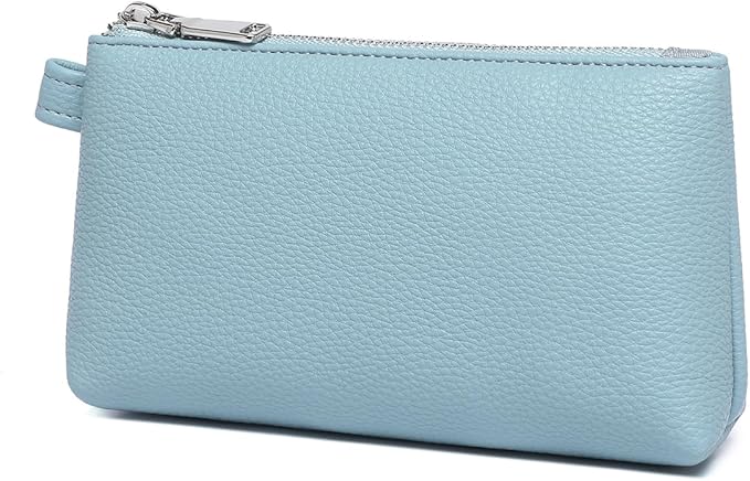 PU Leather Makeup Simple and Convenient Handbag Small Exquisite Storage Bag (PU/Phthalocyanine Blue)