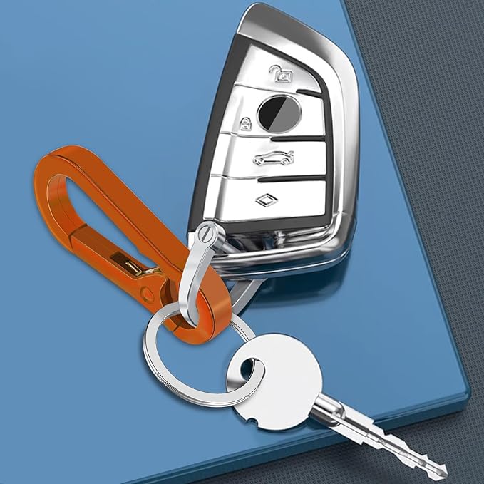 Zinc Alloy Key Chain 3 Packs Keychain Keyring Organizer Key Ring Holder Clip for Men and Women