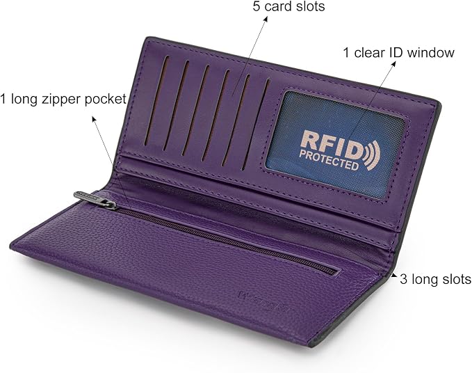 Montana West X Wrangler Wallets Women RFID Blocking Bifold Wallets, Card Cases & Money Organizers Clutch Wallet