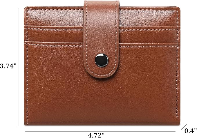 FALAN MULE Wallet for Men Leather RFID Blocking Bifold Credit Card Holder with ID Window