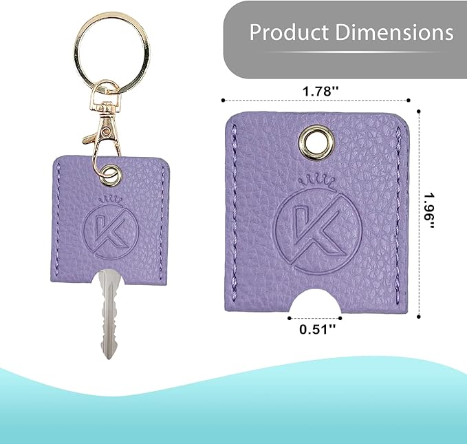 Soft Leather Key Sleeve, 3pcs Keychain Key Fod, Protector for Broken Car Keys