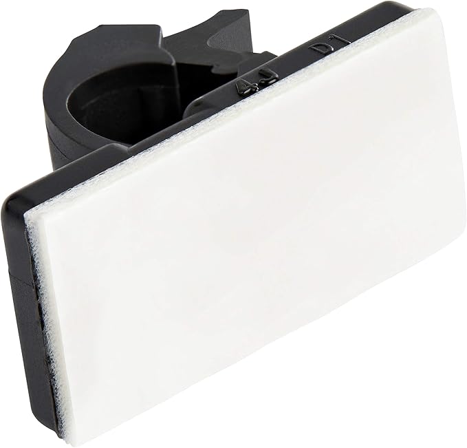 StarTech.com 100 Adhesive Cable Management Clips Black - Network/Ethernet/Office Desk/Computer Cord Organizer - Sticky Cable/Wire Holders - Nylon Self Adhesive Clamp UL/94V-2 Fire Rated, TAA