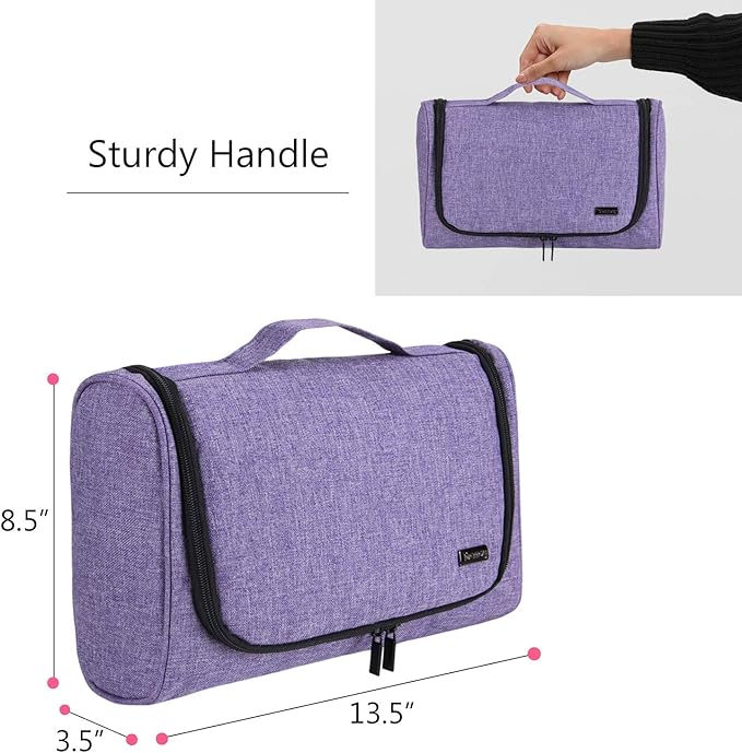 Teamoy Travel Storage Bag Compatible with Dyson Airwrap Styler, Portable Travel Organizer for Airwrap Styler and Attachments, Purple