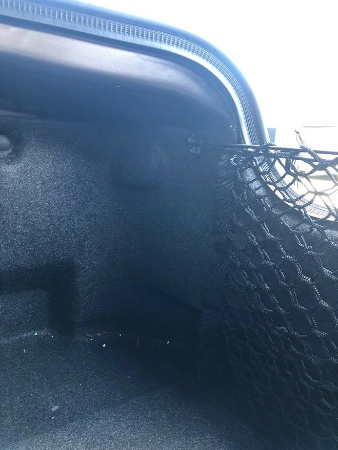 Trunk Organizer Cargo Net for Dodge Challenger 2008-2023 - Envelope Style Cargo Net for Coupe - Premium Mesh Car Trunk Organizer Vehicle Carrier Storage – Compatible with Challenger