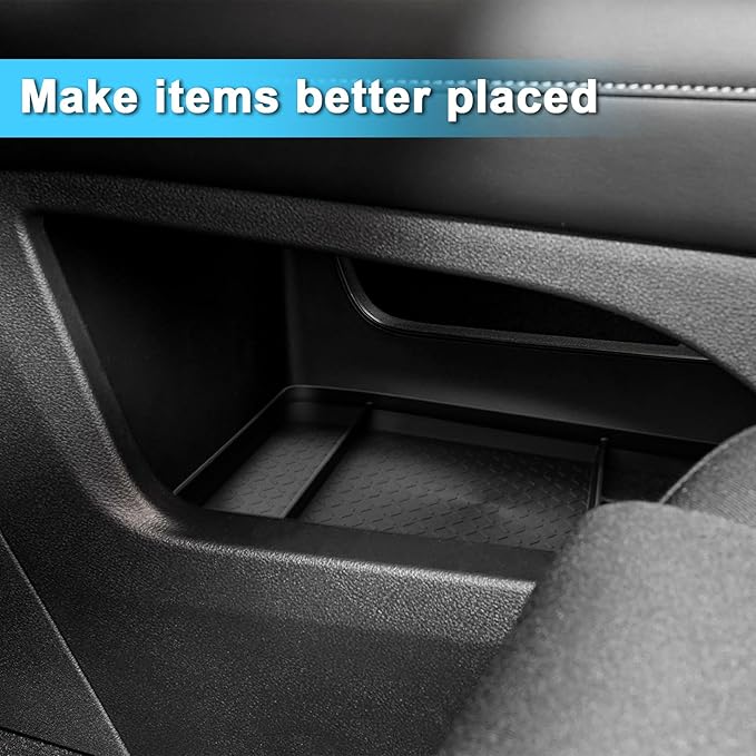 EDBETOS Pathfinder Lower Organizer Tray Compatible with Nissan Pathfinder 2022 2023 2024 2025 2026 S/SV/SL/Rock Creek/Platinum Accessories Floor Center Console Armrest Insert Tray Storage Box