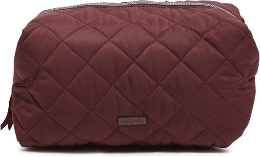 Vera Bradley Women's Performance Twill Large Cosmetic Makeup Organizer Bag