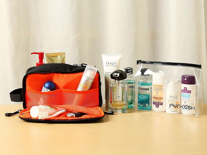 Mens Toiletry Bag Waterproof Organizer Bag Travel Shaving Dopp Kit Perfect Travel Accessory Gift