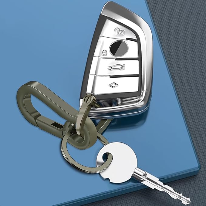Zinc Alloy Key Chain 3 Packs Keychain Keyring Organizer Key Ring Holder Clip for Men and Women