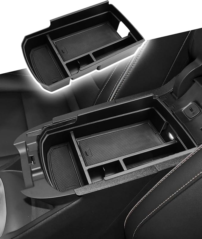 CDEFG for GMC Terrain 2018-2024 Center Console Organizer Tray for Terrain 2022 2023 2024 SLE, SLT, AT4, Denali Accessories Armrest Storage Box Insert Tray for Terrain 2024 Arm Rest Middle Organizer
