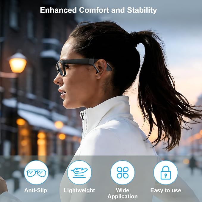 Charging Stand for Ray-Ban Meta Smart Glasses, Charging Dock Compatible with Wayfarer/Headliner/Skyler & Oakley HSTN Accessories for RayBan Meta Charger Station with Pair Ear Tips and Ear Grips