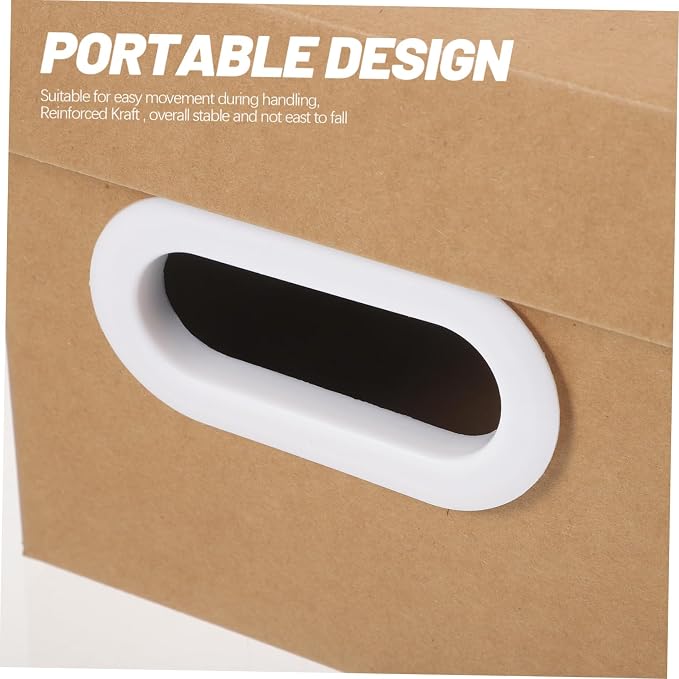 Stackable File Boxes Lids Boxes for Organizing Desktop Storage Basket Sundry Organizer