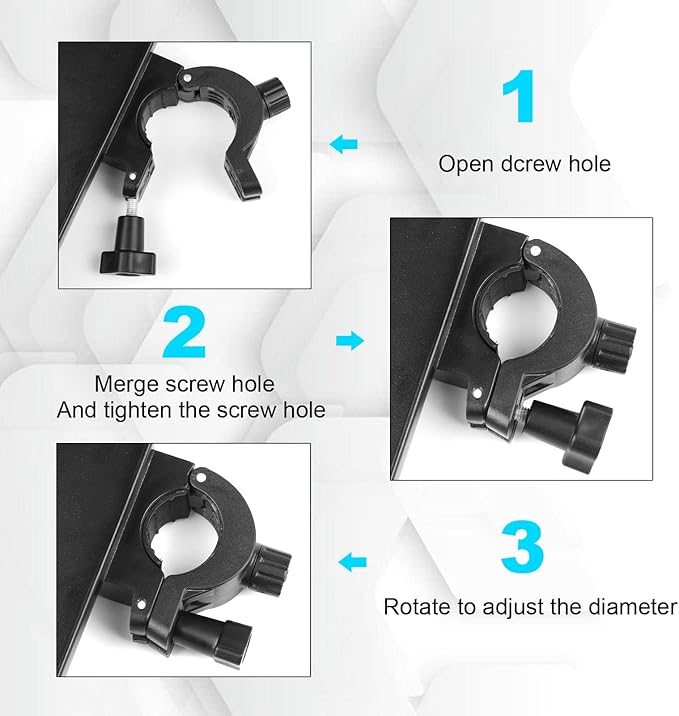 Mr.Power Microphone Stand Plastic Tray, Mic Stand Clamp-On Rack Tray Holder Suitable for Most Mic Stands, for Stage, Live Streaming, Recording, Concert Performance, Karaoke (8.7" x 6.5")
