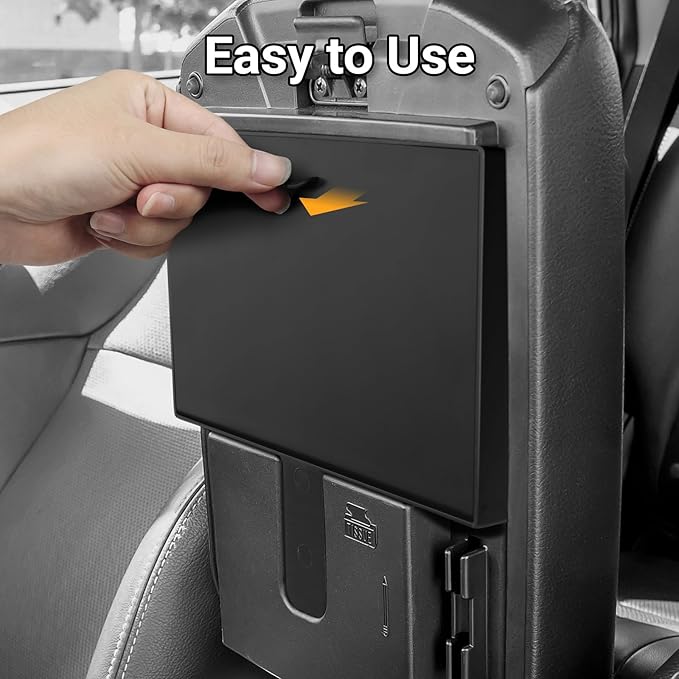 Hellet 2PCS Center Console Organizer Compatible with Toyota 2010-2020 2021 2022 2023 2024 4Runner Interior Accessories Storage Box Organizer Tray Hidden Storage Box