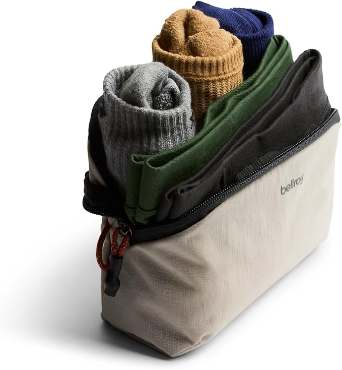 Bellroy Lite Packing Pouch 2L (organizer packing cube for travel near and far) - Ash