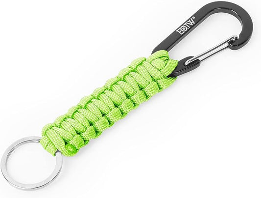 EOTW Carabiner Keychain,Paracord Keychain Small Aluminum Clip D Ring for Camping, Hiking, Fishing, Or As A Key Organizer