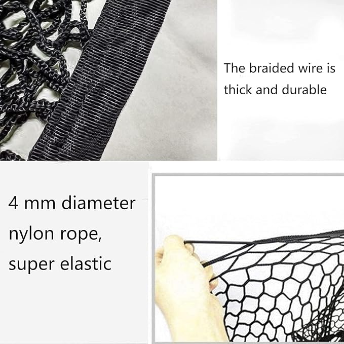 Envelope Style Automotive Elastic Trunk Mesh Cargo Net Compatible with 2019 2020 2021 2022 2023 2024 2025 Subaru Ascent
