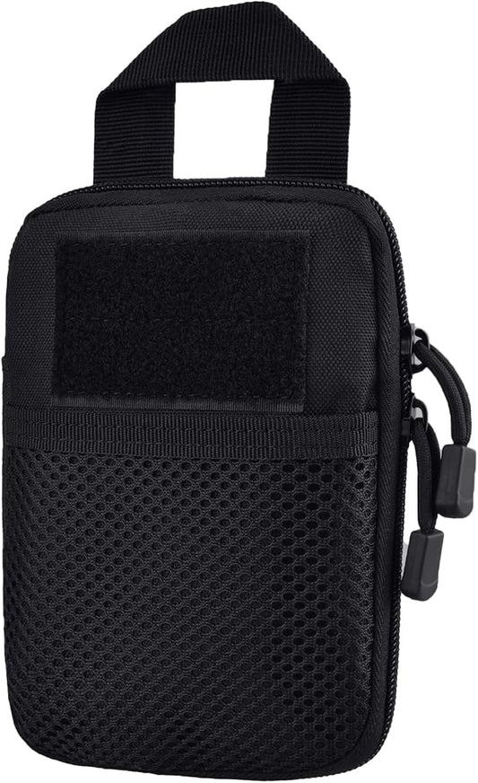 YAPJEB Tactical Flashlight Pouch Holster, Rotatable Flashlight Holder Belt Clip Torch Carry Case for Police Military Security Belt Accessories