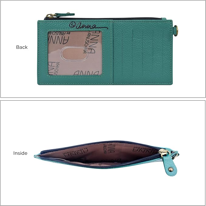 Anna by Anuschka Women's Hand Painted Genuine Leather Organizer Wallet | Hand Painted