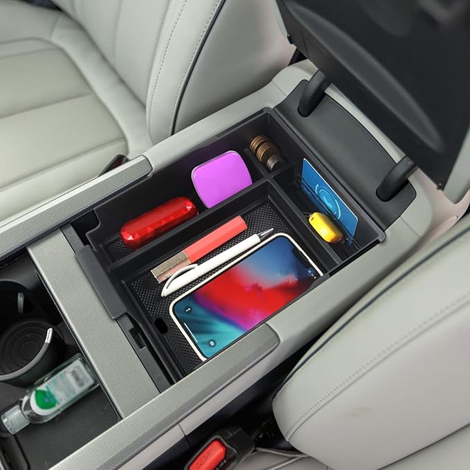 SHAOHAO for 2024 2025 Hyundai Palisade Center Console Organizer Tray for 2023 2024 2025 Hyundai Palisade Accessories SE SEL XRT Limited Calligraphy Armrest Storage Box Insert Tray Palisade 2024 2025