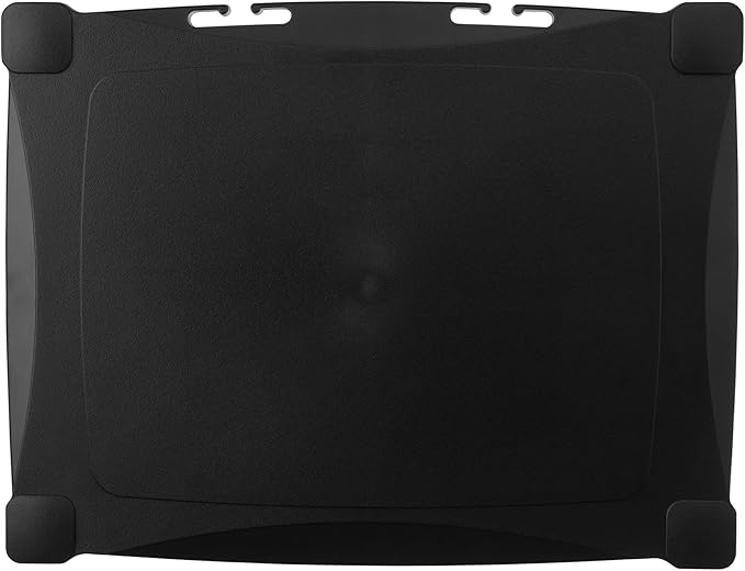Kantek Two-Level Monitor Stand, 17" X 13.25" X 3.5" To 7", Black, Supports 50 Lbs