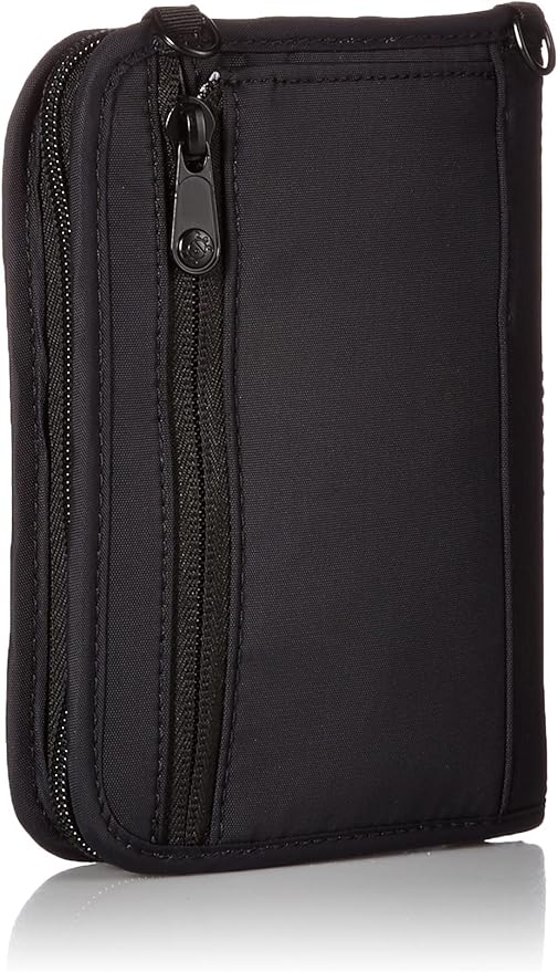 Pacsafe Rfidsafe V150 Anti-theft Blocking Compact Passport Wallet, Black
