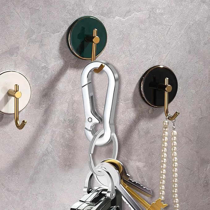 Zinc Alloy Key Chain 3 Packs Keychain Keyring Organizer Key Ring Holder Clip for Men and Women