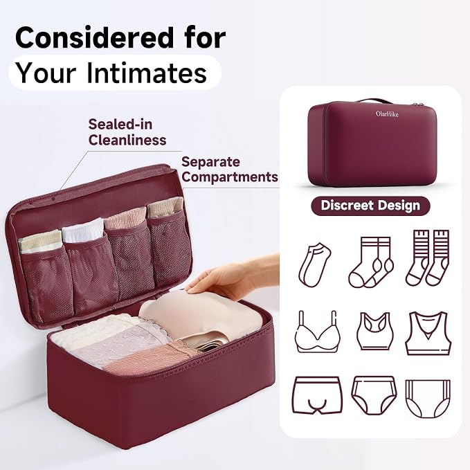 9 Set Packing Cubes for Travel, Gifts for Women Mom,Anti-Tearing Suitcase Organizer,OlarHike Vacation Essentials & Accessories for Cruise Ship
