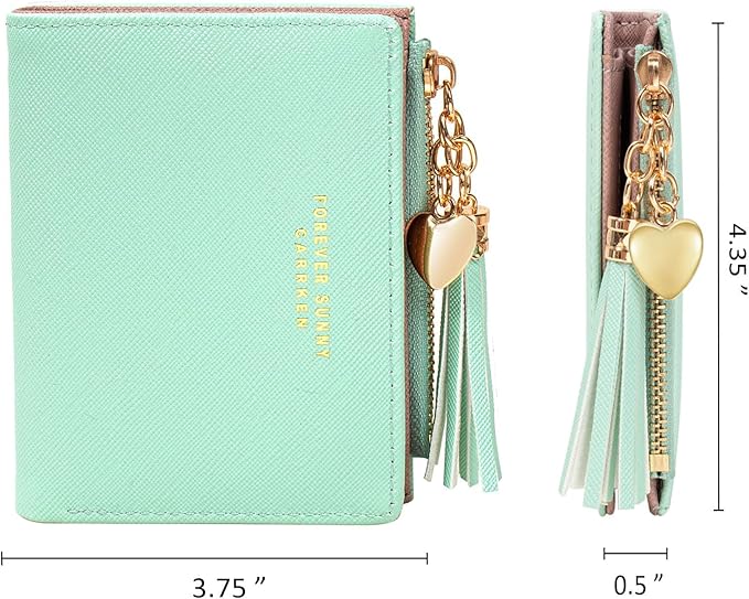 Valentoria Womens Wallet Cute Elegant Long Slim Card Holder Case Minimalist Coin Purse Thin Tassels Zip Clutch Wallets for Girls Ladies | Cute, Elegant, Long, Slim, Case, Minimalist