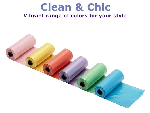 Ginsco 0.8 Gallons Disposable Trash Bags for Mini Car Trash Can, Portable Small Car Garbage Bags, Cars Accessories, Mini Trash Bags, Plastic Trash Bag for Cars/Home/Office (4 Rolls/60 Counts) Purple