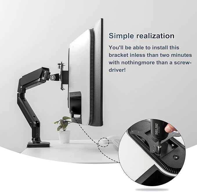 Monitor Arm/Mount VESA Bracket Adapter Compatible with DELL Alienware 34" Curved QD-OLED Gaming Monitors (Fits AW3423DW)??5x75 to 100x100 VESA Mount Adapter Bracket