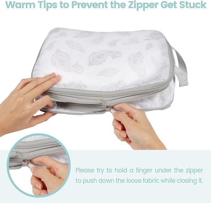 Cambond Compression Packing Cubes for Travel - Lightweight Expandable Travel Bags Luggage Organizers Travel Essentials Compression Cubes for Travel Space Saver for Carry on Suitcases Organizer