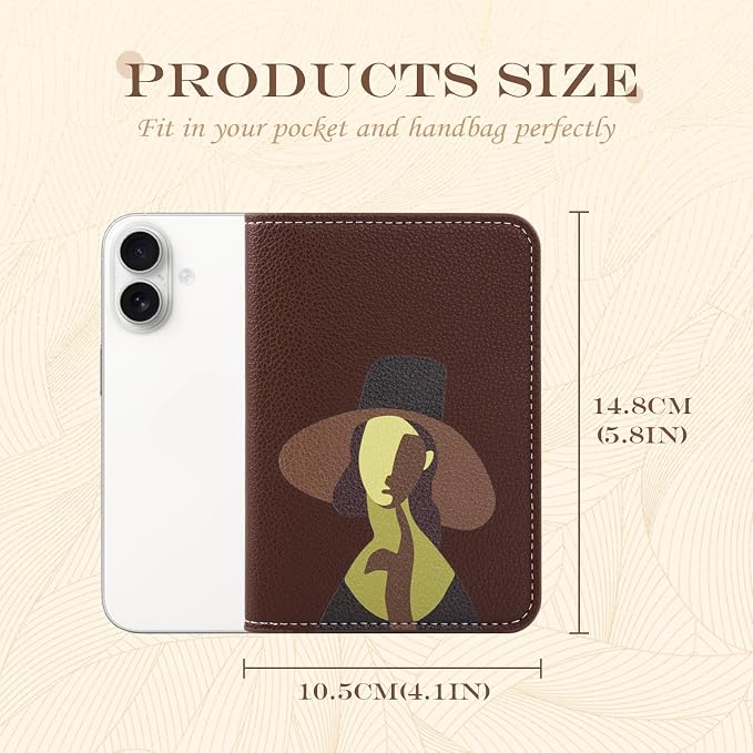 Lychii Slim Passport Holder RFID Blocking Travel Wallet - PU Leather Protector Case for Quick TSA Access, Secure Boarding Passes & ID Cards for Men Women International Travel