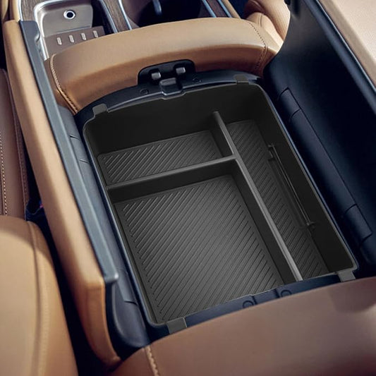 SHAOHAO for 2026 Hyundai Palisade Center Console Organizer Fit for 2026 Hyundai Palisade Accessories Console Tray, 2026 Palisade LX3 Upper Middle Console Armrest Stoage Box (Only for 7-Seat)
