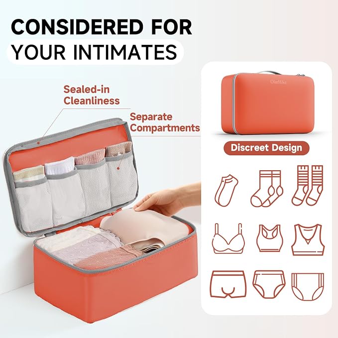 OlarHike 11 Set Packing Cubes for Travel, Gifts for Women Mom,Anti-Tearing Suitcase Organizer with Over 1000 pcs Mesh Holes,Vacation Essentials & Accessories for Cruise Ship