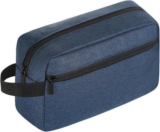 Icramsy Travel Toiletry bag Toiletry bag for women men Hanging Cosmetic bag Travel accessories for Women Men (Navy blue)
