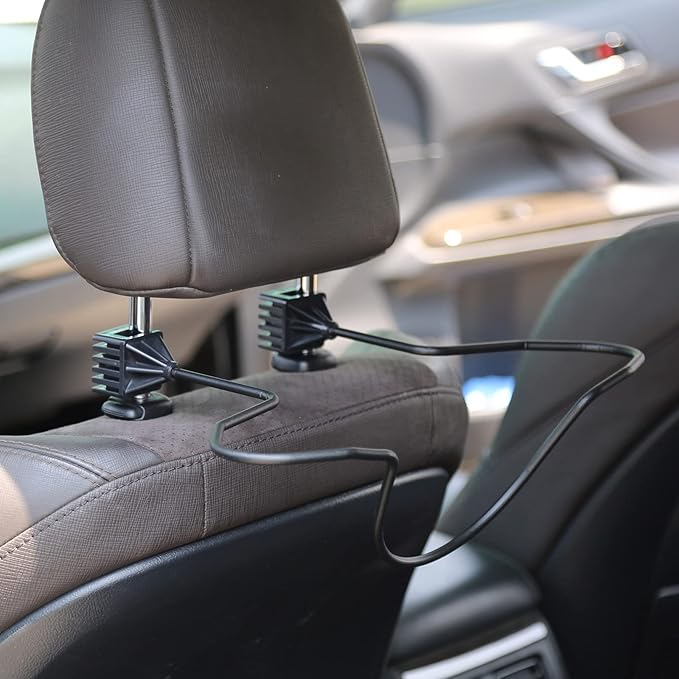 GEEDAR Cowboy Hat Holder Rack for Truck SUV Car (Keep Hat Shape) Car Clothes Hanger Bar Coat Hanger Hard Hat Holder for Truck Seat Car Accessories