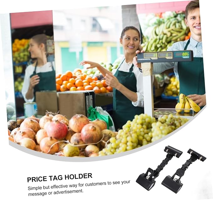 HOMSFOU 2pcs Double Copy Holder Clip Rotatable Painting Clamp for Easy Document Access and Sketching Multi-use Artist Supplies