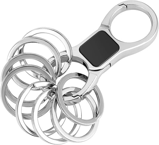 DAYGOS Key Chain - Quick Release Keychain with 8 Key Rings - Heavy Duty Car Keychains Organizer