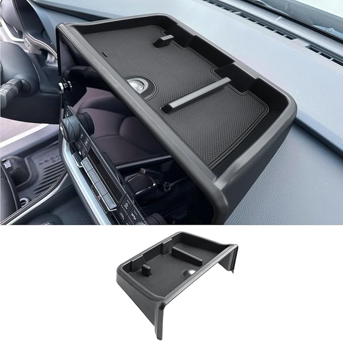 CDEFG for 2024 2025 2026 Toyota Grand Highlander Dashboard Storage Box 12.3-Inch Screen Compatible with 2024 2025 2026 Toyota Grand Highlander Accessories Behind-Screen Dash Organizer