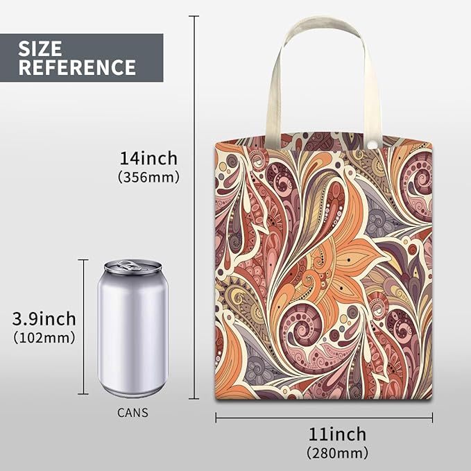 Car Trash Can, Cute Car Trash Bag, Hanging Car Organizer and Storage Bag, Trash Bin for Car Accessories, Vehicle, Travelling, Camping Cute Paisley Flowers