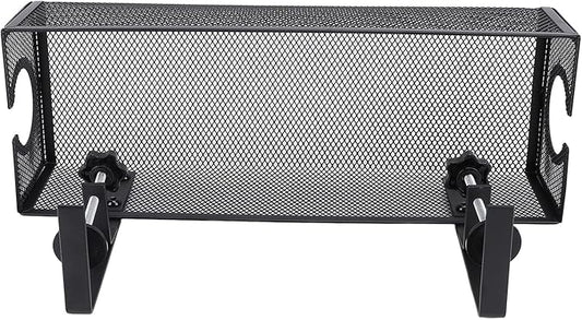 Fdit Fdit Under Desk Cable Management Tray, No Drill Metal Cable Organizer with Clamp, Wire Management Tray with Cable Ties for Home Office Desk (Black)