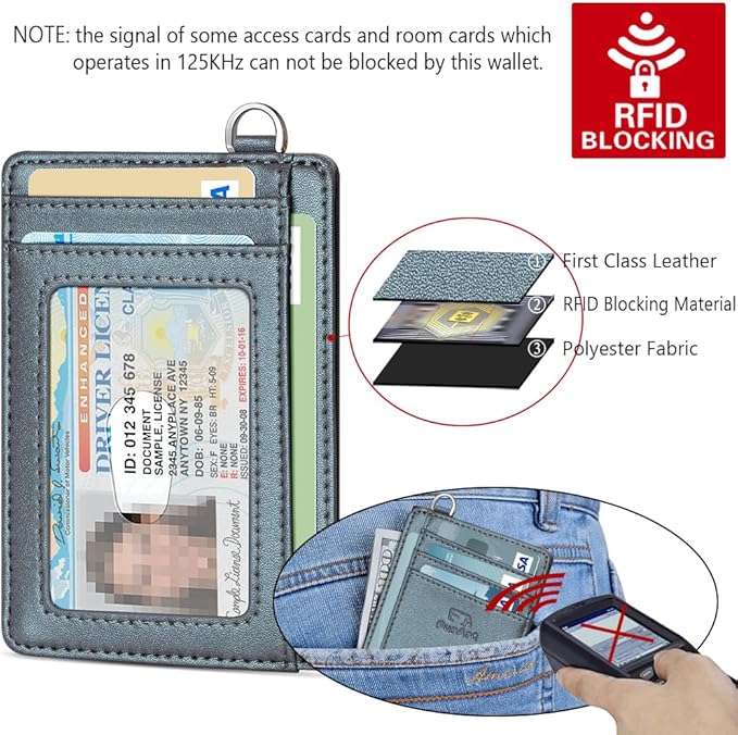 FurArt Slim Minimalist Wallet, Front Pocket Wallets, RFID Blocking, Credit Card Holder for Men