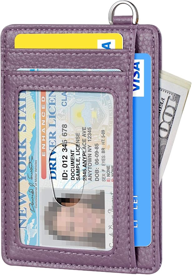 FurArt Slim Minimalist Wallet, Front Pocket Wallets, RFID Blocking, Credit Card Holder for Men