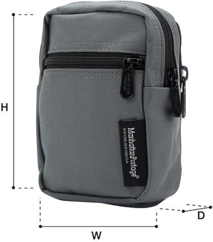 Manhattan Portage TrekPro Zipper Pouch Modular Utility Pouch with Reversed YKK Zippers 1000D Cordura EDC Organizer for Tactical or Urban Use