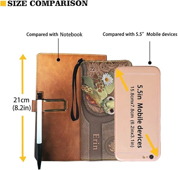 Bulopur Custom Name Wallet for Women Leather Mom's Gifts Sea Turtle Wristlet Wallets Waterproof Minimalist Long Wallet Large Capacity Clutch Purse Coin Cash Holder for Travel Shopping Work